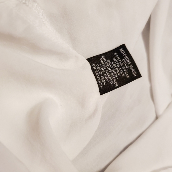 Soft & Romantic Flowing Roll Tab Sleeve Blouse - Picture 5 of 5